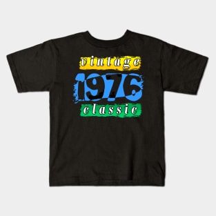 vintage 1976 birthday classic Kids T-Shirt
